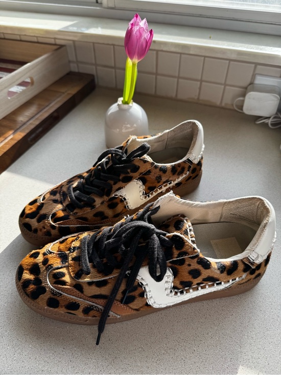 Dolce Vita Shoes - Dolce Vita Leopard-Print Sneakers with White Accent